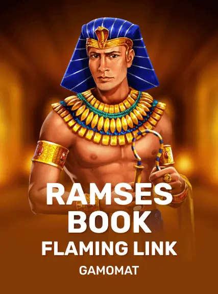 Ramses Book Flaming Link game tile