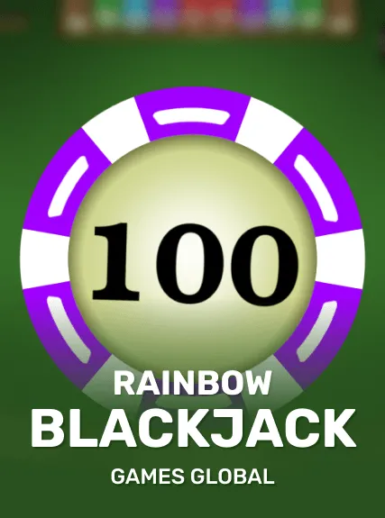Rainbow Blackjack game tile