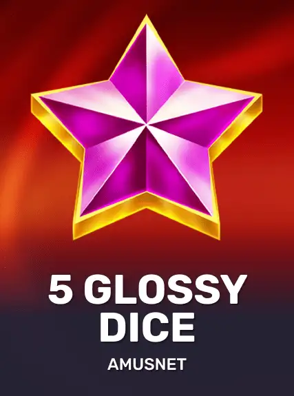 5 Glossy Dice game tile