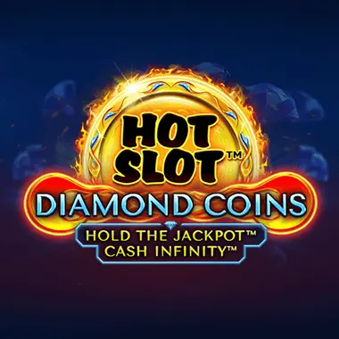 Hot Slot Diamond Coins game tile
